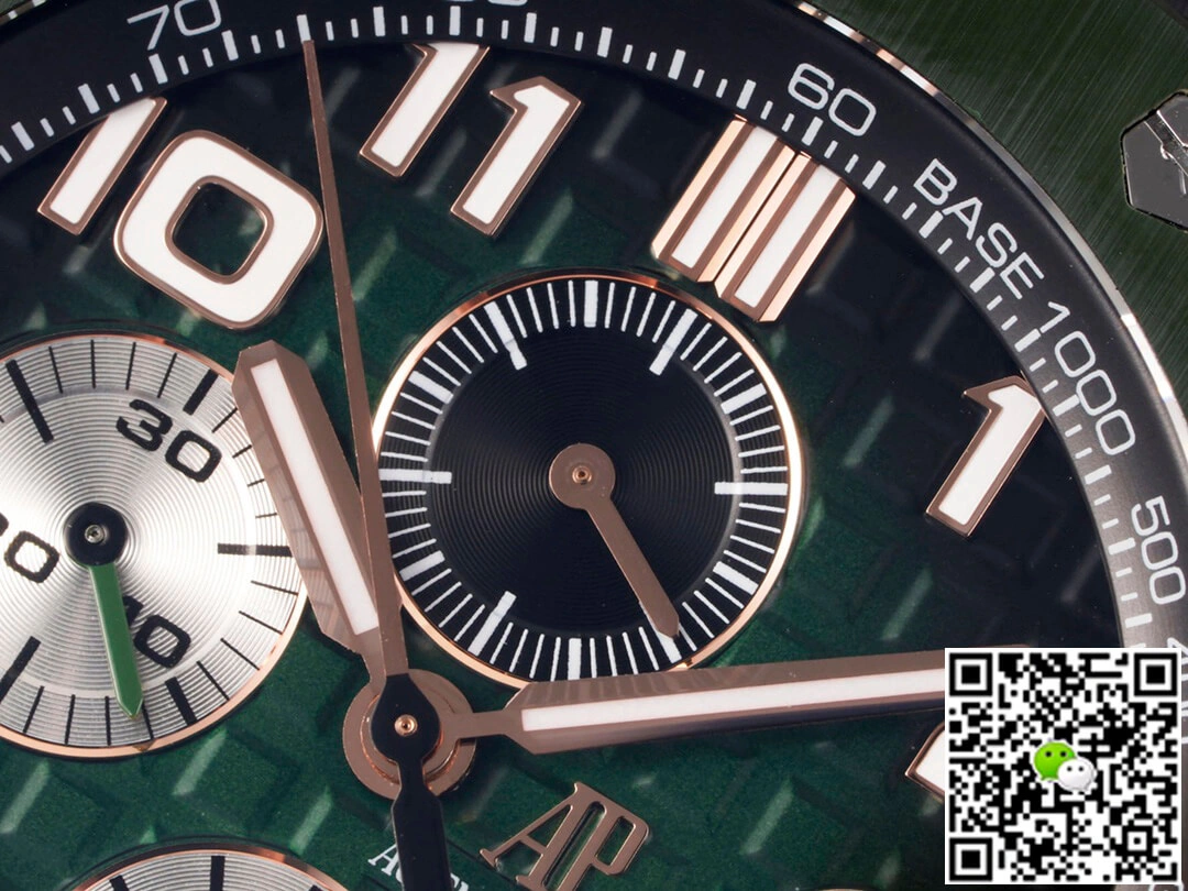 Audemars Piguet Royal Oak Offshore 26405CE.OO.A056CA.01 RS Factory 1:1 Best Edition Replica Watch Green Strap